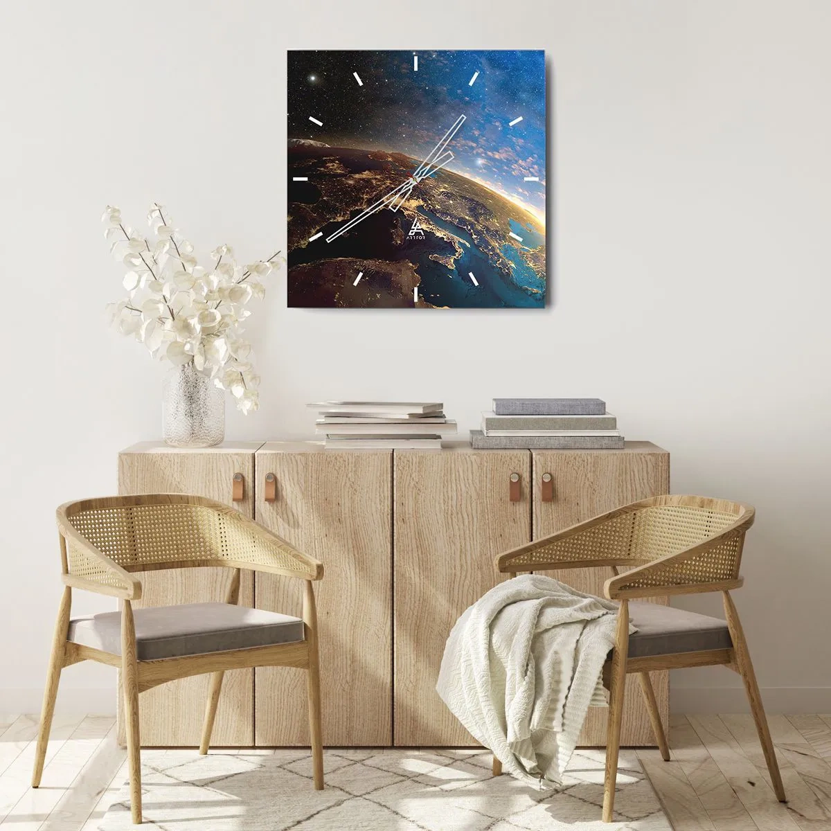 Nástěnné hodiny - Podívejme se na sebe s odstupem - 30x30 cm