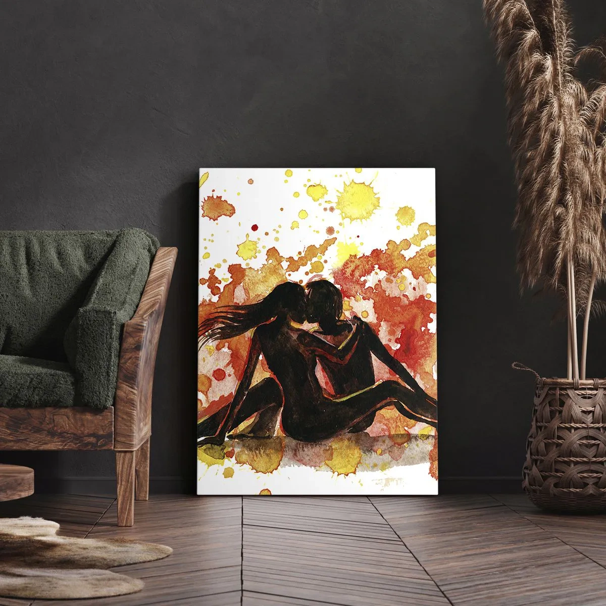 Obraz na plátně - A bylo světlo - 55x100 cm