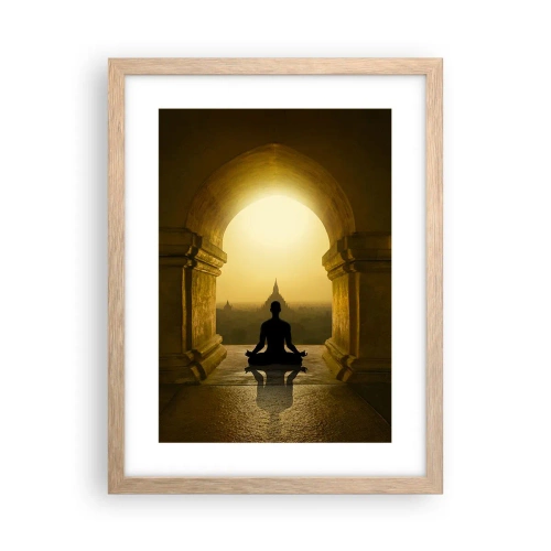 Plakát v rámu světlý dub - Plná harmonie - 30x40 cm