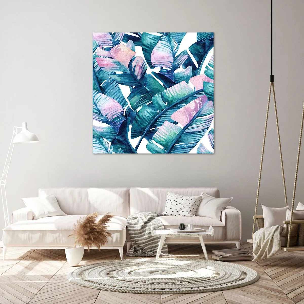 Obraz na plátně - V banánovém háji - 60x60 cm