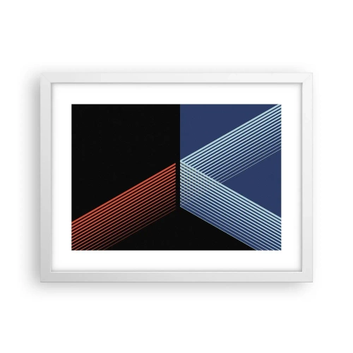 Plakát v bílém rámu - Jednoduchý příběh - 40x30 cm