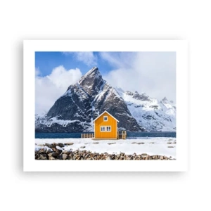 Plakát - Skandinávská dovolená - 50x40 cm