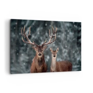 Obraz na plátně - Pán lesa se svou ženou - 120x80 cm