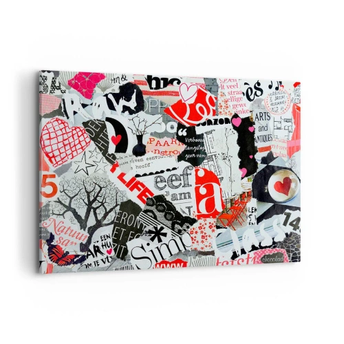 Obraz na plátně - Hipsterská koláž - 100x70 cm