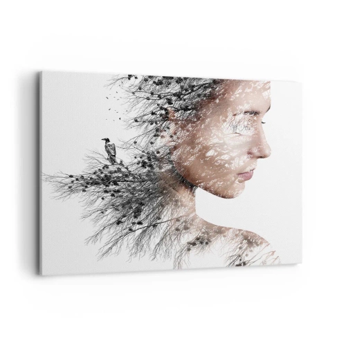 Obraz na plátně - Duch lesa - 120x80 cm