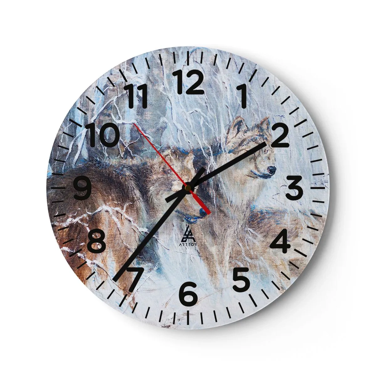 Nástěnné hodiny - Pozor! Přichází… - 30x30 cm