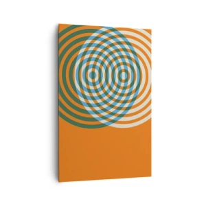 Obraz na plátně - Abstraktní kruhová variace - 80x120 cm