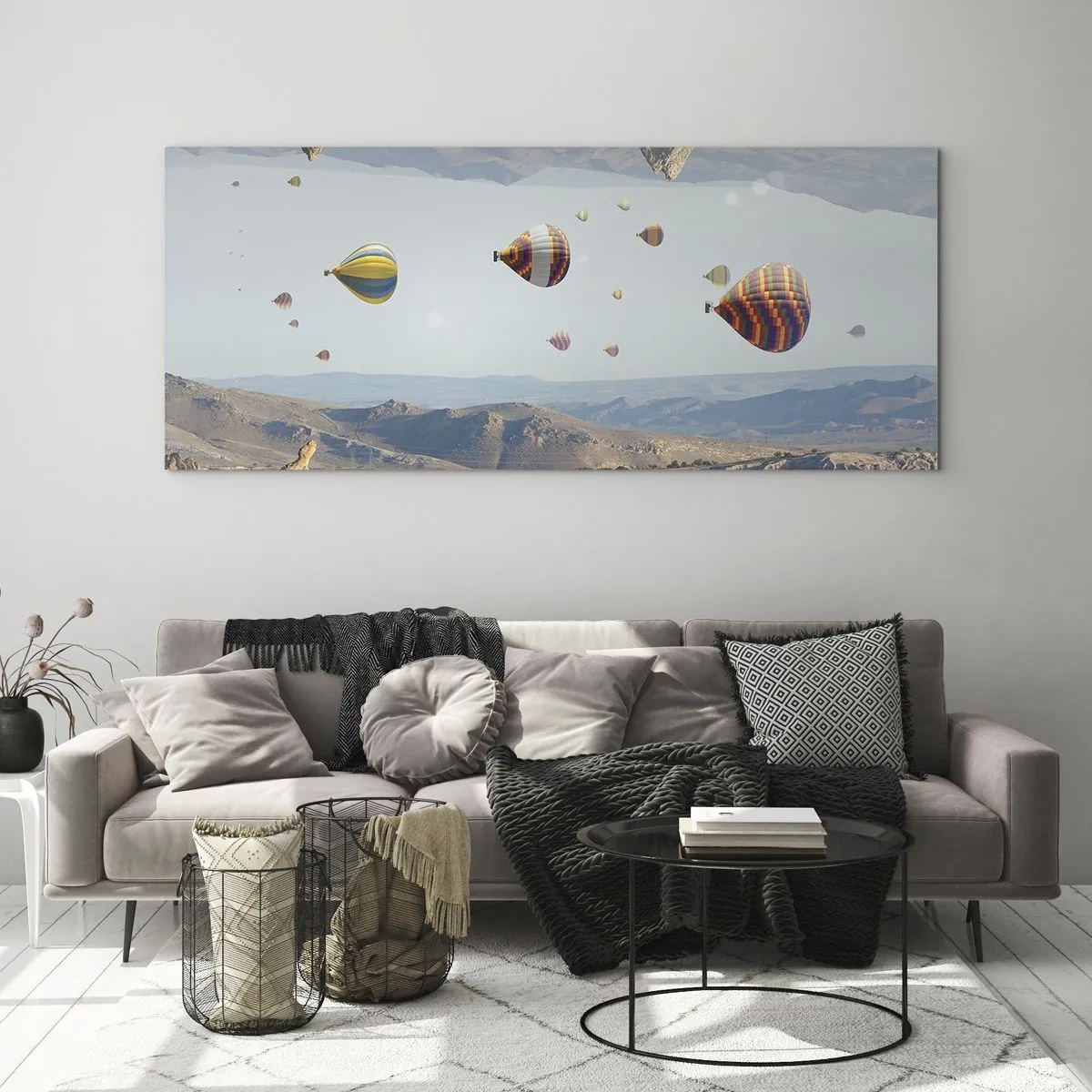 Obraz na skle - Zde je možné vše - 100x40 cm