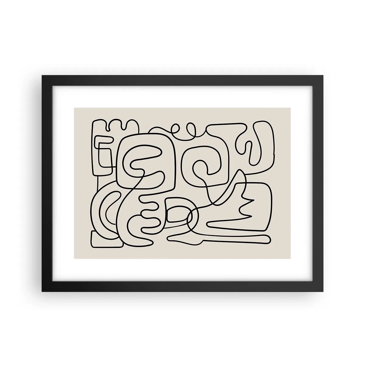 Plakát v černém rámu - Podle stopy - 40x30 cm