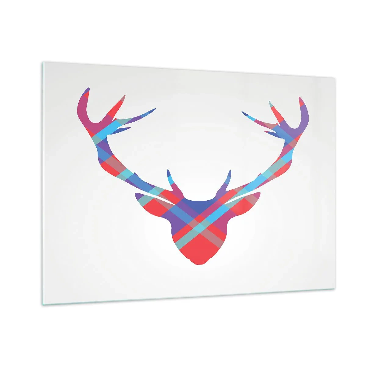 Obraz na skle - Skotský jelen - 100x70 cm