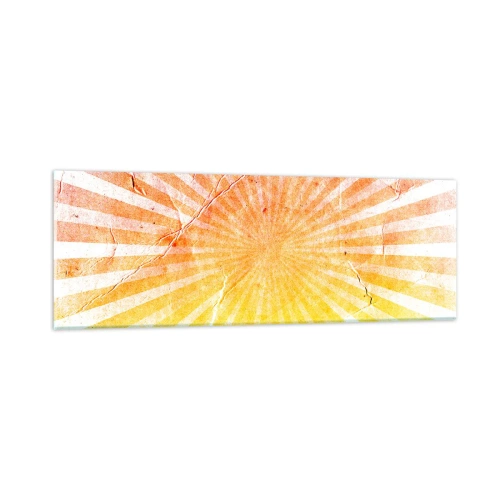 Obraz na skle - Východy a západy - 90x30 cm