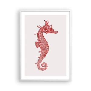 Plakát v bílém rámu - Dokonalá bytost - 50x70 cm