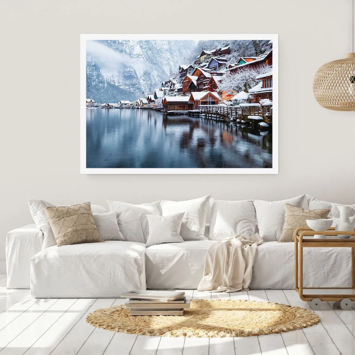 Plakát - V zimní dekoraci - 91x61 cm