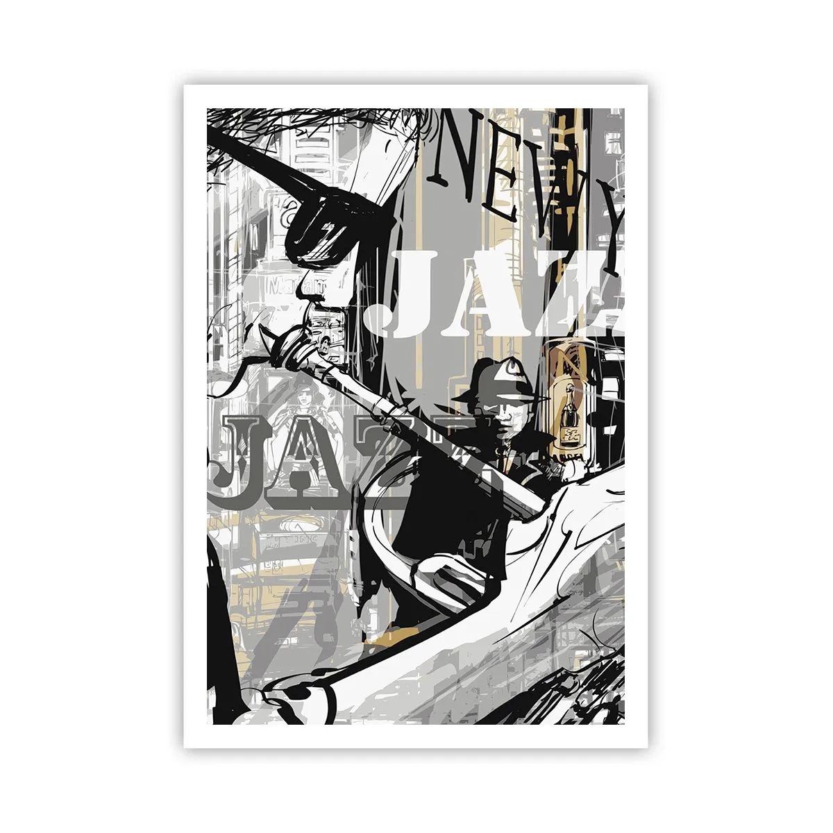 Plakát - V rytmu New Yorku - 70x100 cm