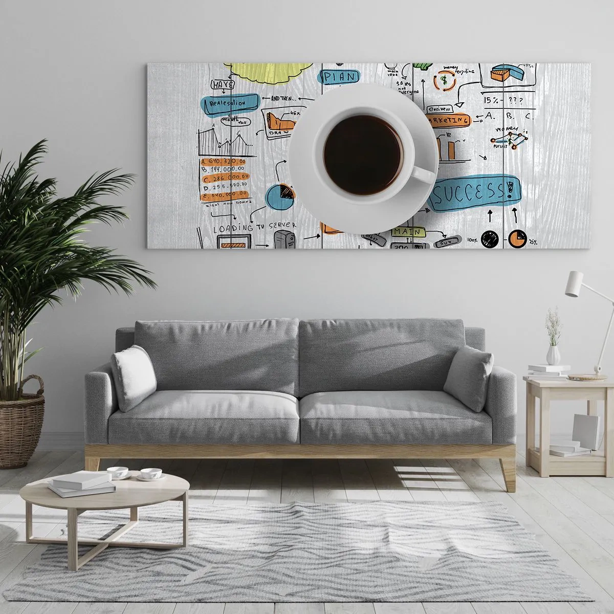 Obraz na skle - Čas na přestávku - 160x50 cm