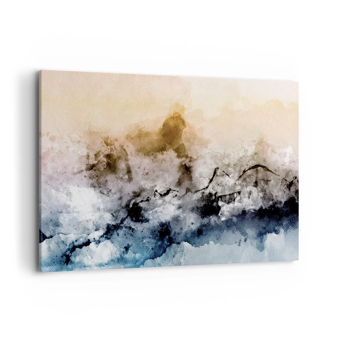 Obraz na plátně - Ponořené do mračna mlhy - 120x80 cm