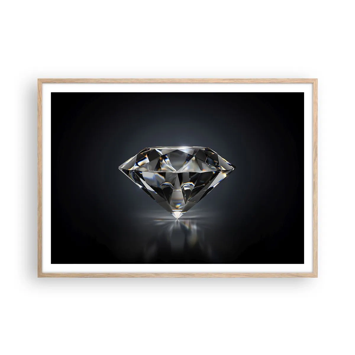 Plakát v rámu světlý dub - Best girls friend - 100x70 cm