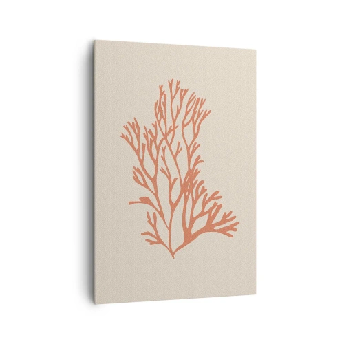 Obraz na plátně - Korálový filigrán - 70x100 cm