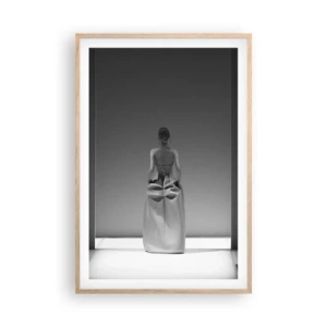 Plakát v rámu světlý dub - Rafinovaná jednoduchost - 61x91 cm