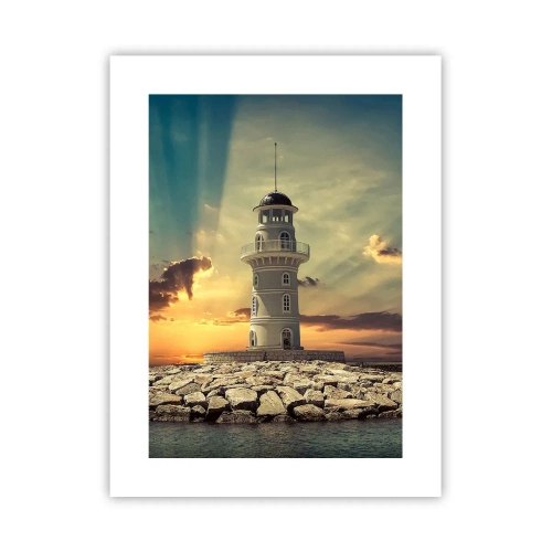 Plakát - Světlo - Dobro - Krása - 30x40 cm