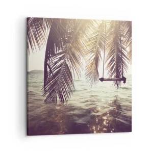 Obraz na plátně - Houpat se libovolně v oblacích - 60x60 cm