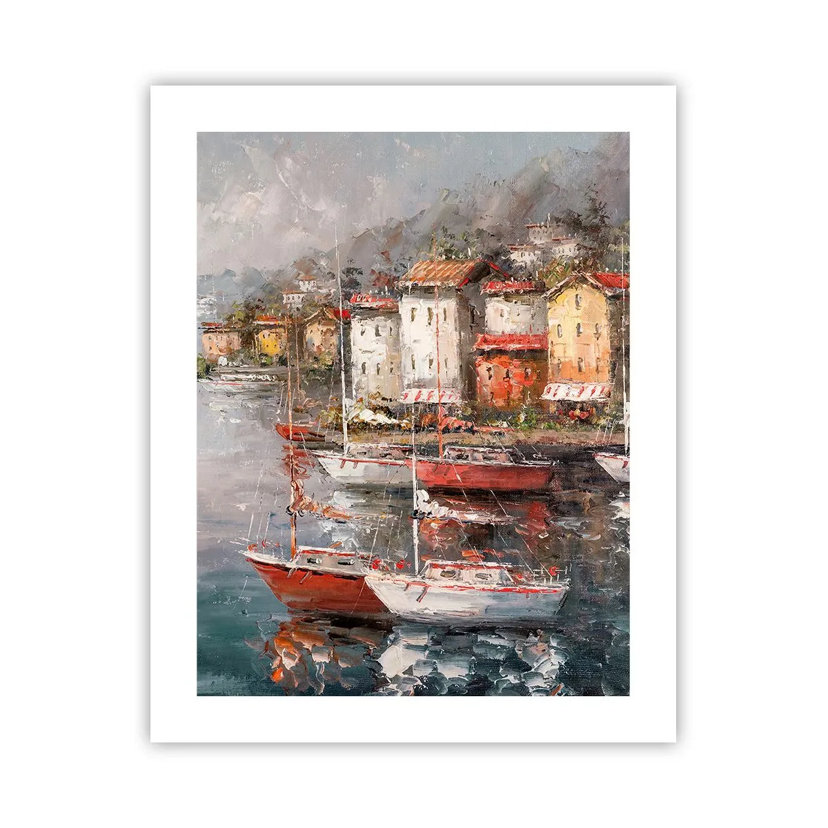 Plakát - Romantický přístav - 40x50 cm