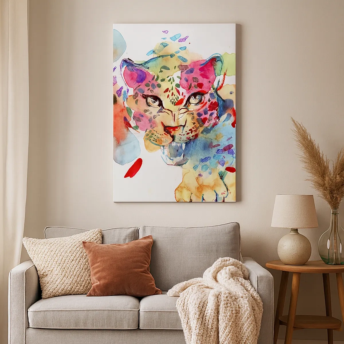 Obraz na plátně - Kráska a zvíře - 50x70 cm