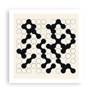 Plakát - Čínská hra – variace - 60x60 cm