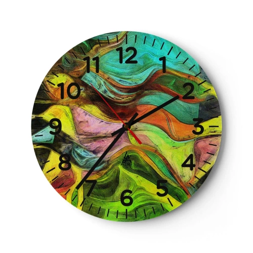 Nástěnné hodiny - Pohyb je život - 40x40 cm