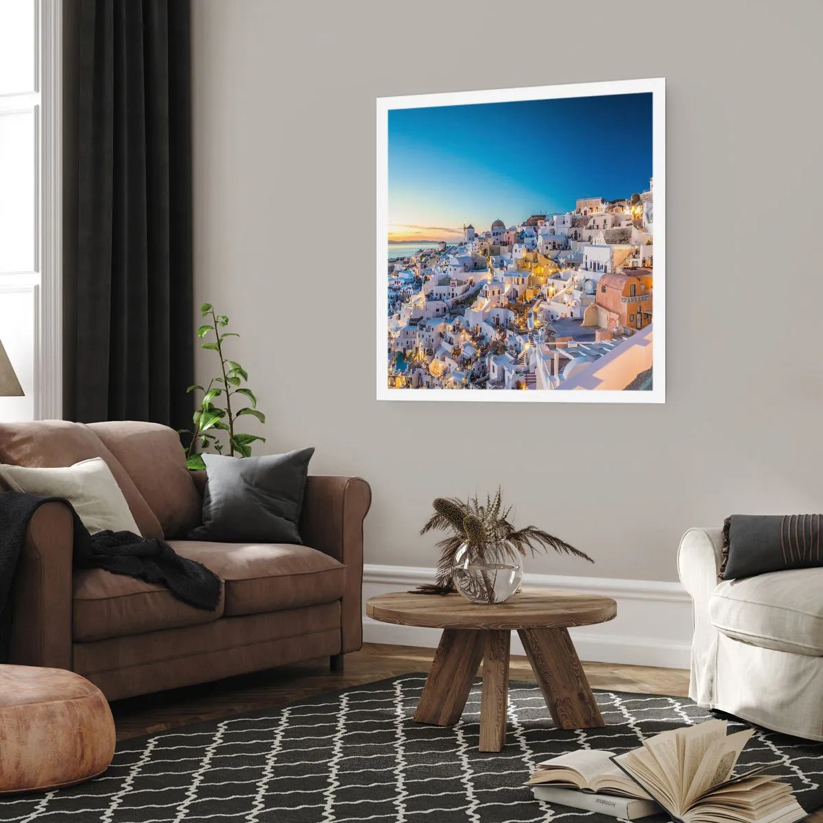 Plakát - Esence Řecka - 40x40 cm