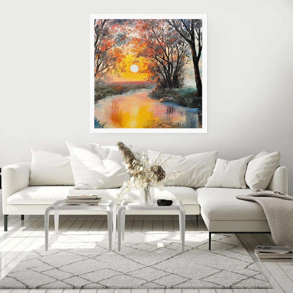 Plakát - Podzimní nádech - 50x50 cm