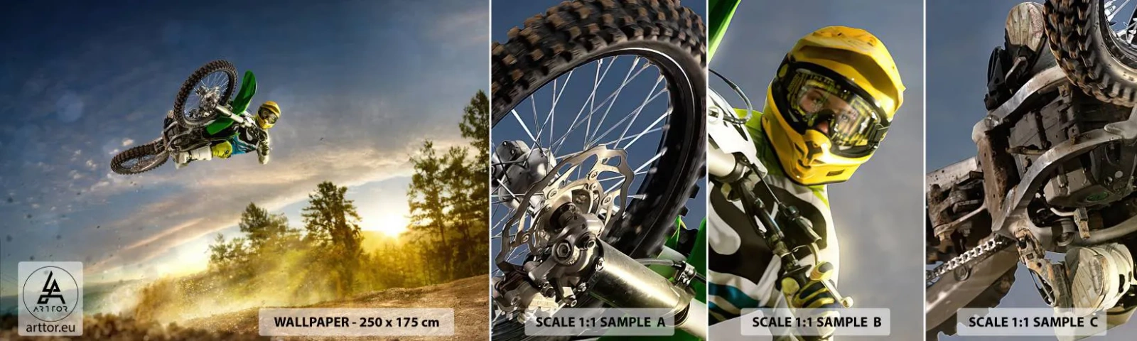 Fototapeta Vzorek Standard Eco - Zapni emoce! - Sport, Motorka, Motokros - 100x30 cm