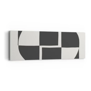 Obraz na plátně - Antitéza – syntéza - 90x30 cm