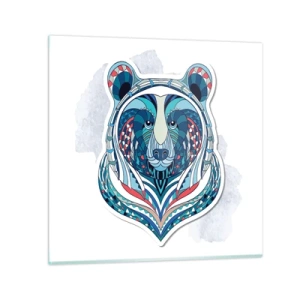 Obraz na skle - Eviva Grenlandia! - 30x30 cm