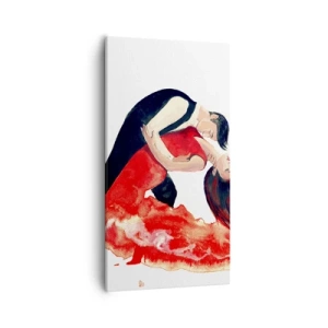 Obraz na plátně - Tango - smyslná vlna - 55x100 cm