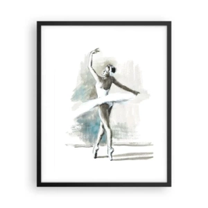 Plakát v černém rámu - Zakletá do labutě - 40x50 cm