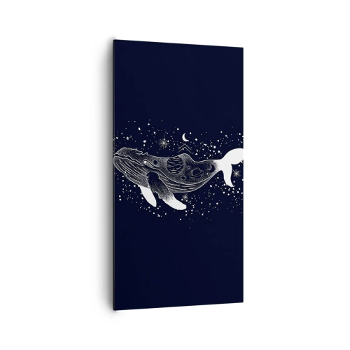 Obraz na plátně - V oceánu vesmíru - 65x120 cm