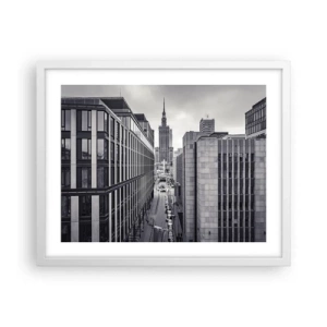 Plakát v bílém rámu - Varšavské údolí - 50x40 cm