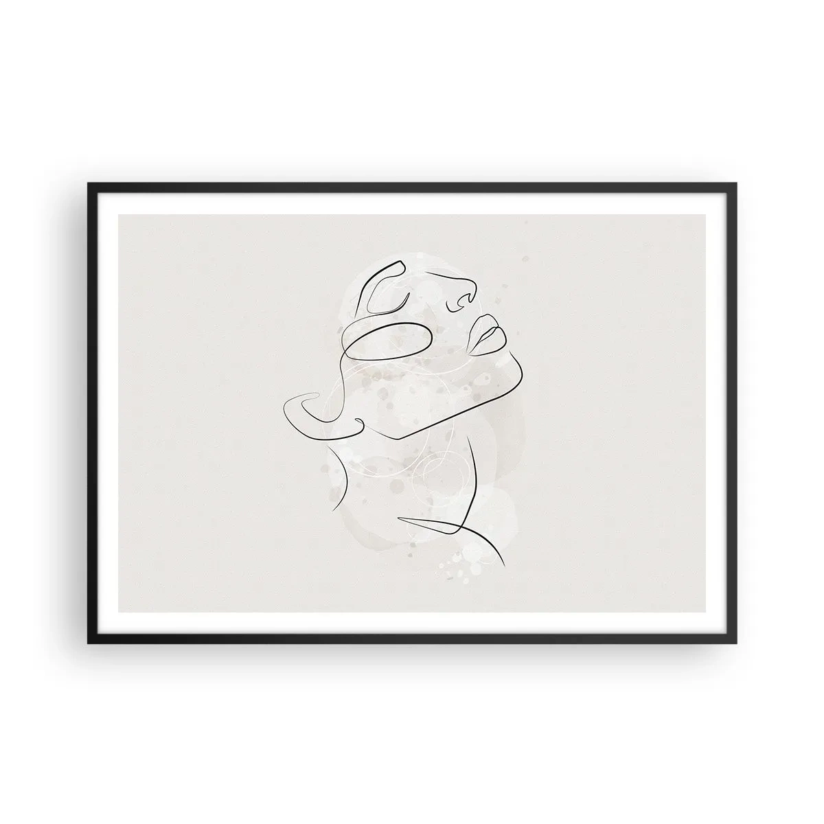 Plakát v černém rámu - Náčrt snu - 100x70 cm