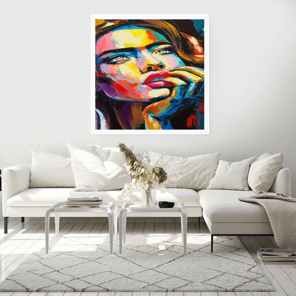 Plakát - Sny, jak ptáci letí oblohou - 60x60 cm