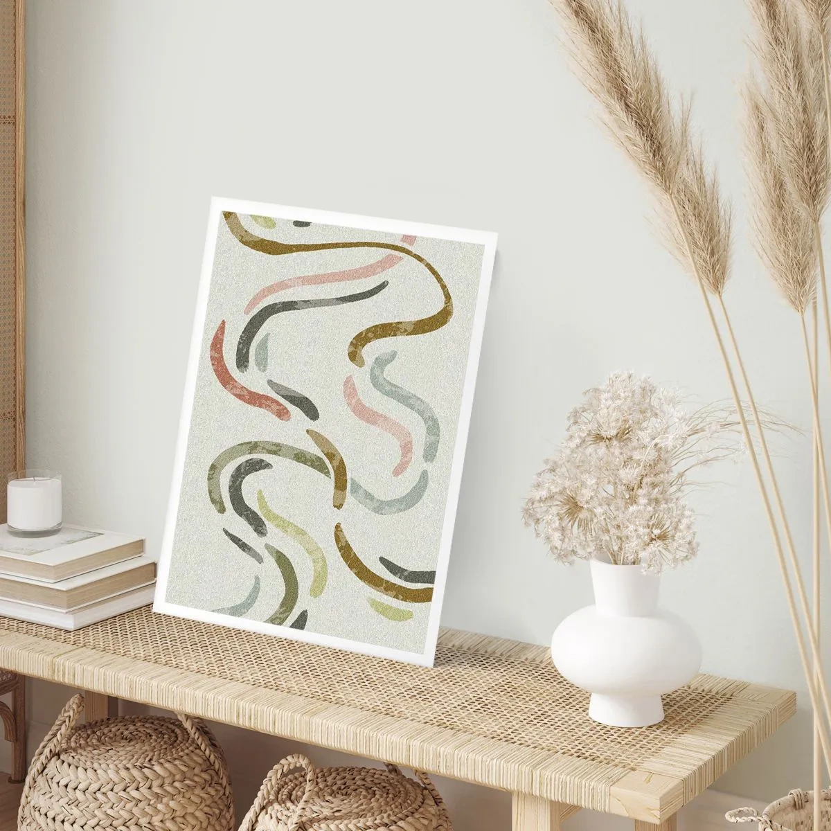 Plakát - Radostný tanec abstrakce - 70x100 cm