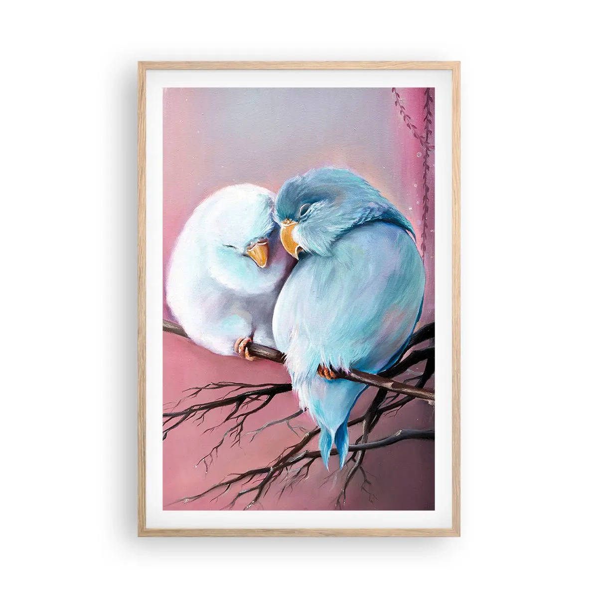 Plakát v rámu světlý dub - Co k tomu dodat?… - 61x91 cm
