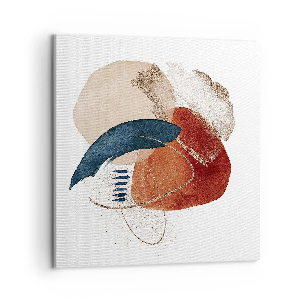 Obraz na plátně - Oválná kompozice - 50x50 cm