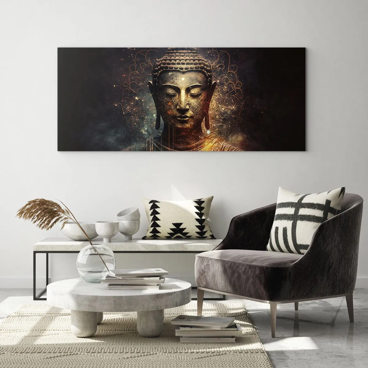 Obraz na skle - Duchovní rovnováha - 100x40 cm