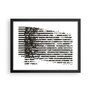 Plakát v černém rámu - Rytmus a šum - 40x30 cm