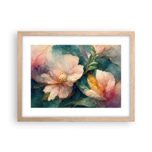 Plakát v rámu světlý dub - Čirá subtilnost - 40x30 cm