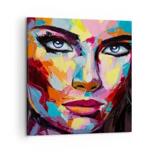 Obraz na plátně - Také barevná duše - 50x50 cm