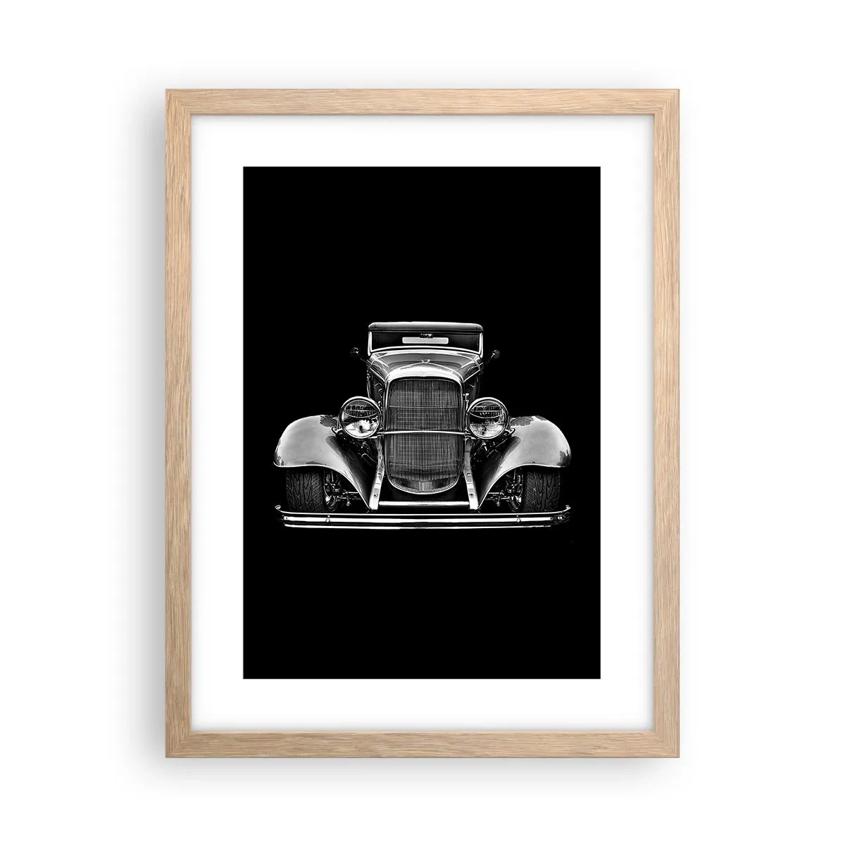 Plakát v rámu světlý dub - Opravdový gentleman - 30x40 cm
