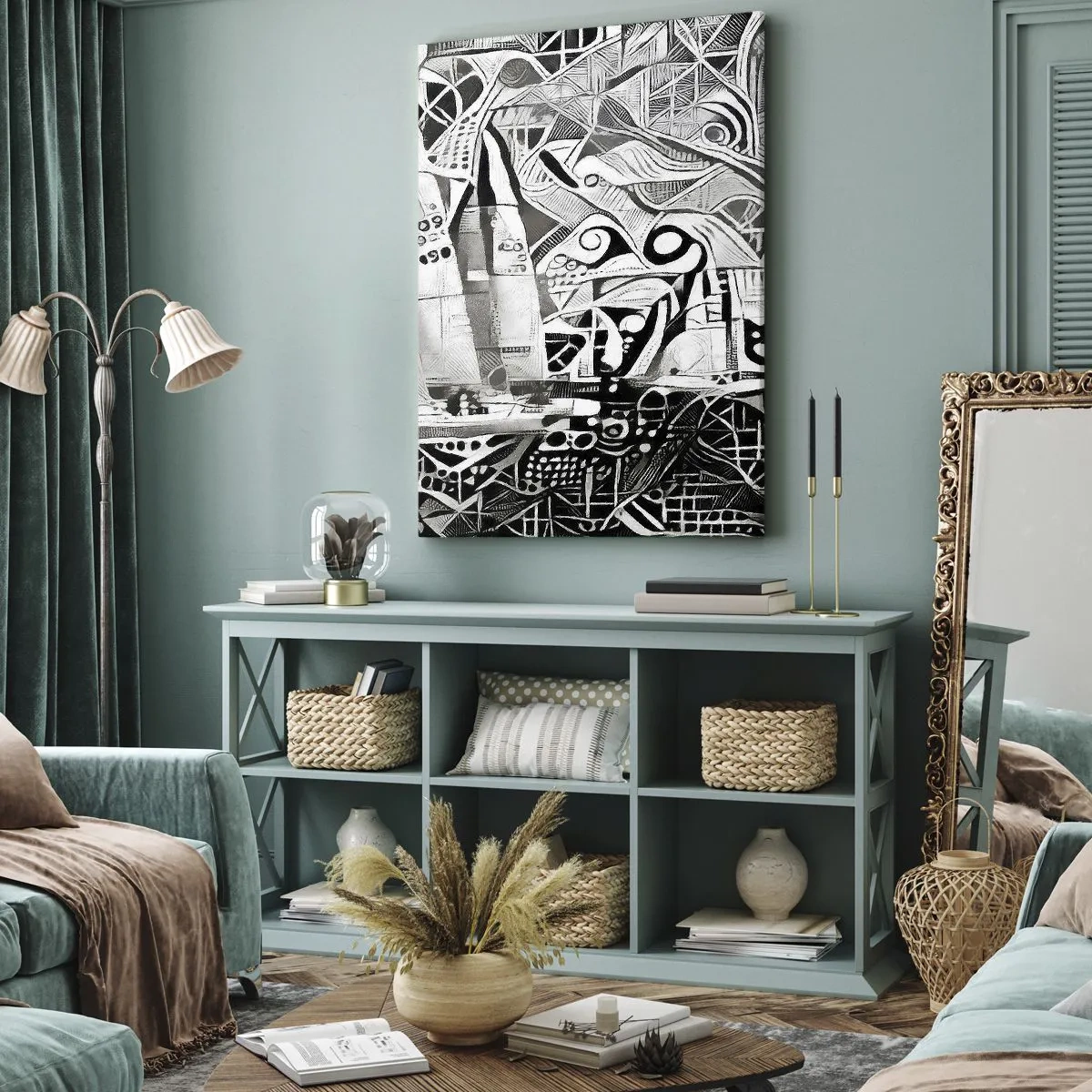 Obraz na plátně - Mezi vlnami - 50x70 cm
