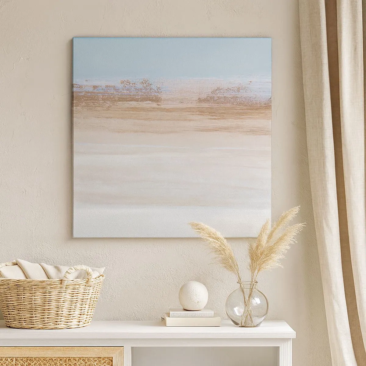 Obraz na plátně - Dvojznačná krajina - 30x30 cm